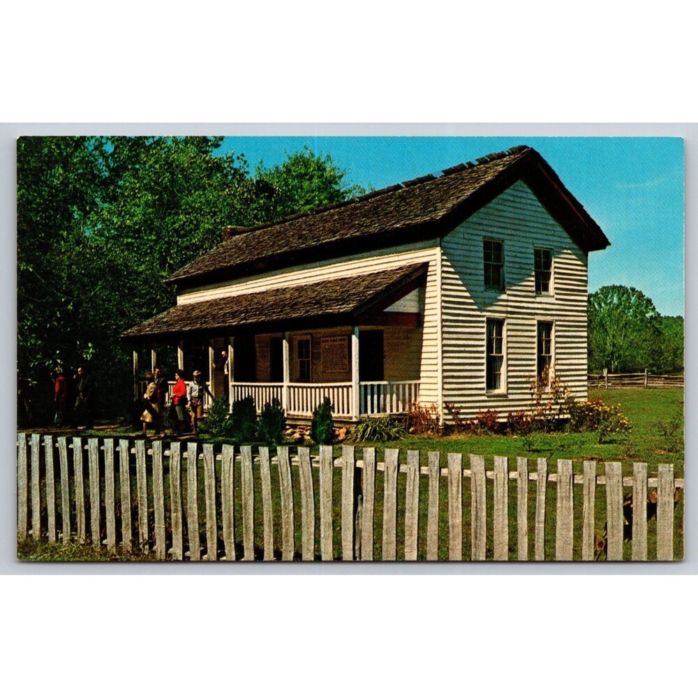 Postcard Tennessee North Carolina Cades Grove Becky Cable House Smoky Mountains